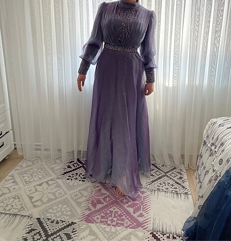 44 Beden mor Renk Muhteşem abiye şıklığın zarefetin adresi