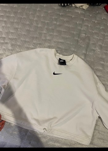 Nike Gri Oversize Kadın Sweatshirt