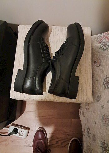 Siyah Klasik Erkek Ayakkabı gerçek deridir - Görsel 2