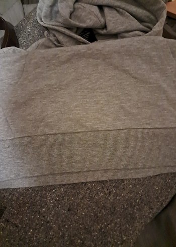 Gri Kapüşonlu Converse Sweatshirt orijinal - Görsel 3