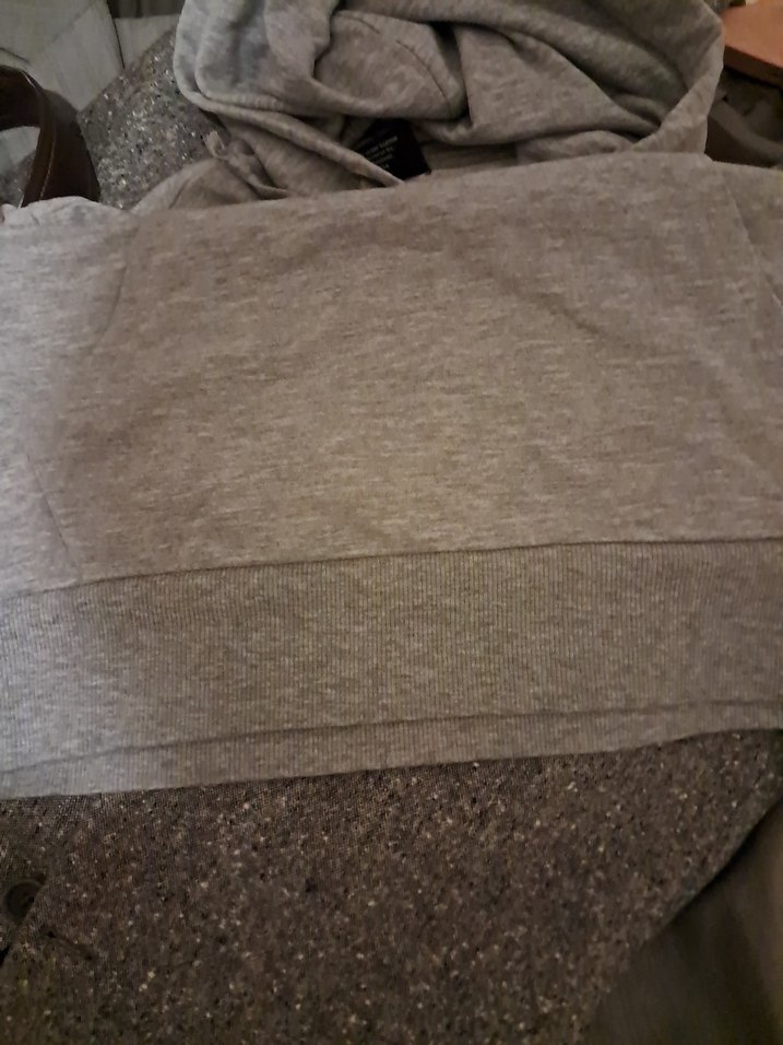 Gri Kapüşonlu Converse Sweatshirt orijinal - Görsel 3