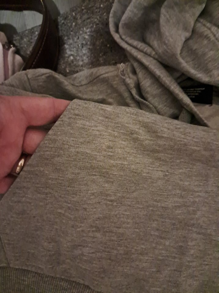 Gri Kapüşonlu Converse Sweatshirt orijinal - Görsel 2