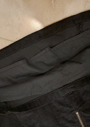 Siyah Süet Mini Etek - Görsel 2