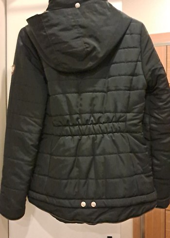 Siyah Fermuarlı Kadın Ceket - Görsel 2