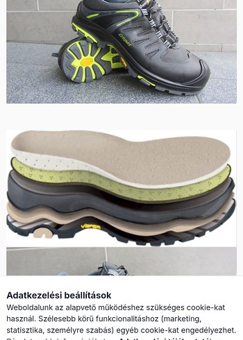 Yeşil Baskılı Erkek iş güvenlik Ayakkabı - Görsel 8