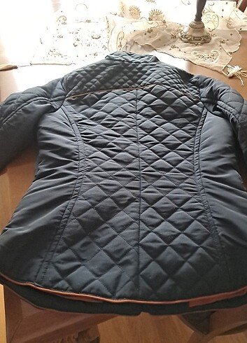 m Beden lacivert Renk H&M marka 38 beden mont ceket