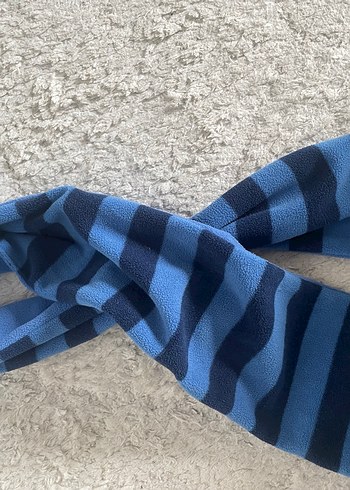 çocuk tchibo Mavi Çizgili Atkı - Görsel 3