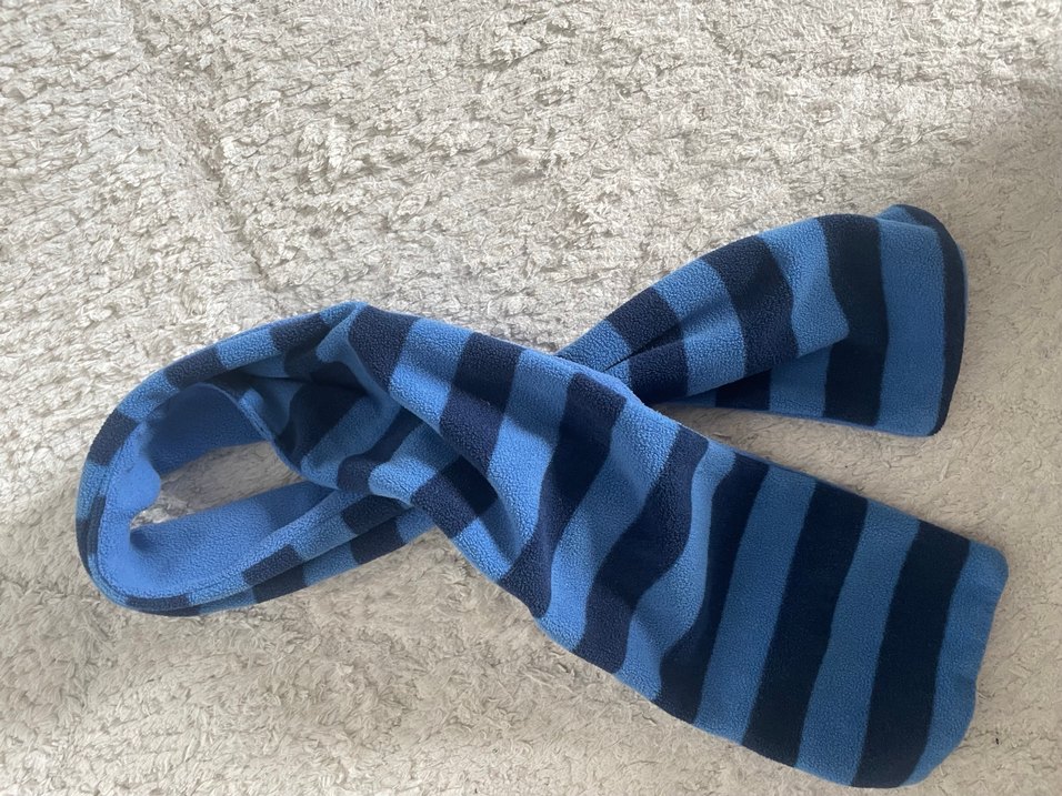 çocuk tchibo Mavi Çizgili Atkı - Görsel 3