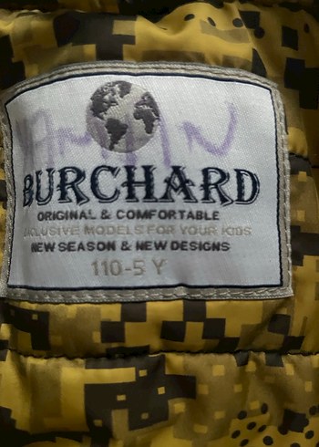 Erkek Çocuk haki Kamuflaj Fermuarlı Ceket - Görsel 7