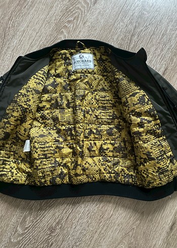 Erkek Çocuk haki Kamuflaj Fermuarlı Ceket - Görsel 6