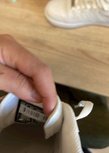 38 Beden beyaz Renk Beyaz Bağcıklı Kadın Spor Ayakkabı