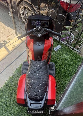 Kırmızı Elektrikli Çocuk Motorsikleti - Görsel 3