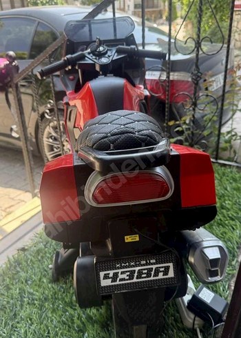 Kırmızı Elektrikli Çocuk Motorsikleti - Görsel 4