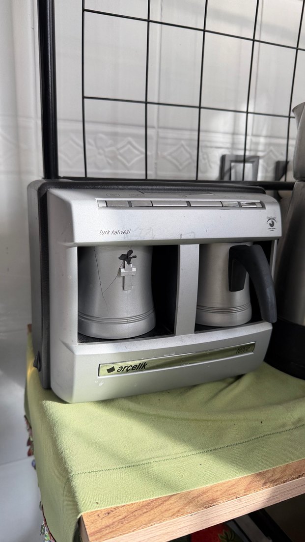 Gri Türk Kahvesi Makinesi Arçelik - Görsel 2