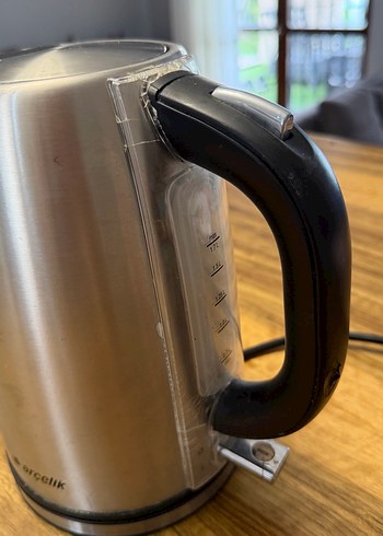 Çelik Gri Su Isıtıcısı kettle - Görsel 2