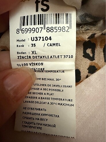48 Beden kahverengi Renk Faik Sönmez askılı bluz
