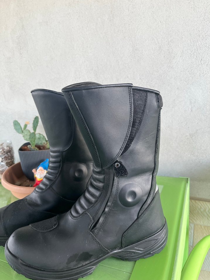 Erkek YDS motorcu bot/siyah - Görsel 4