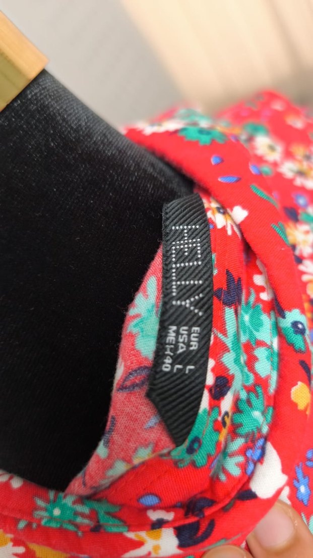 Bordo Çiçekli Uzun Kollu Bohem Elbise - Görsel 4