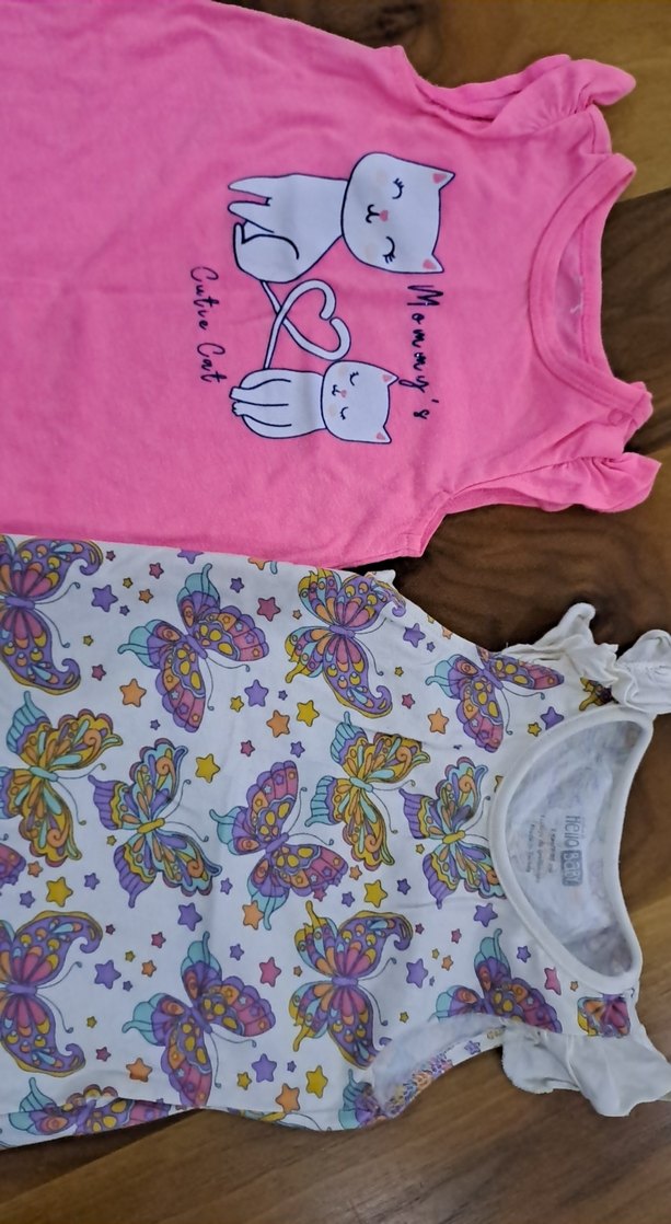 Kız Çocuk Pamuklu tişört - Görsel 2