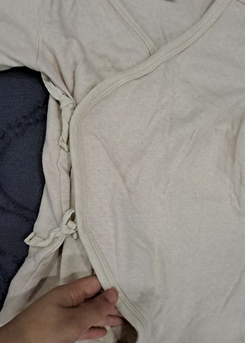 Bej Kısa kollu şortlu tulum - Görsel 2