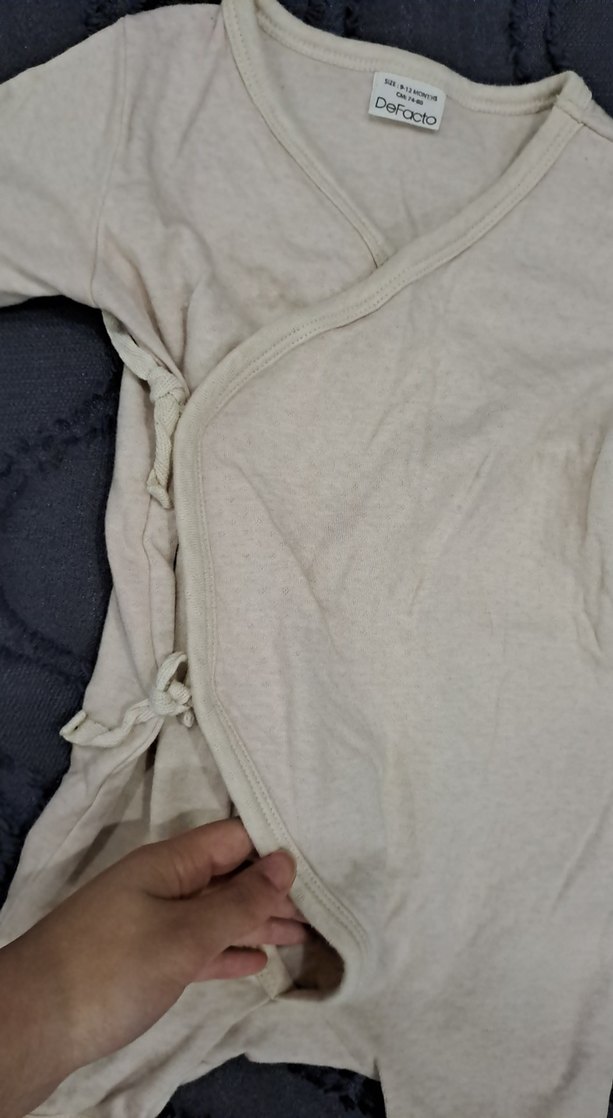 Bej Kısa kollu şortlu tulum - Görsel 2