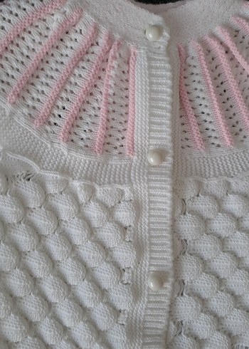 kız bebek yelek - Görsel 2