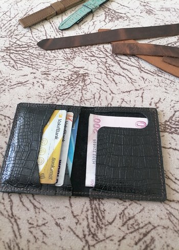  Beden Diger Siyah Yılan Desenli Erkek Cüzdanı. erkek kartlik