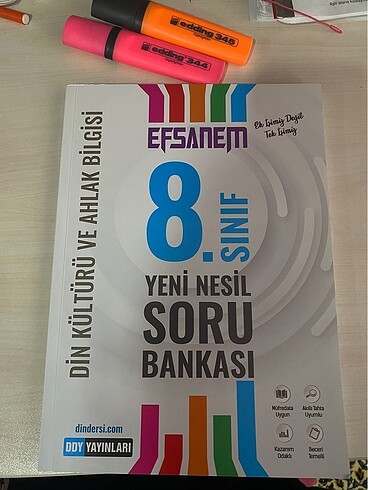 EFSANEM 8.SINIF DİN KÜLTÜRÜ SORU BANKASI