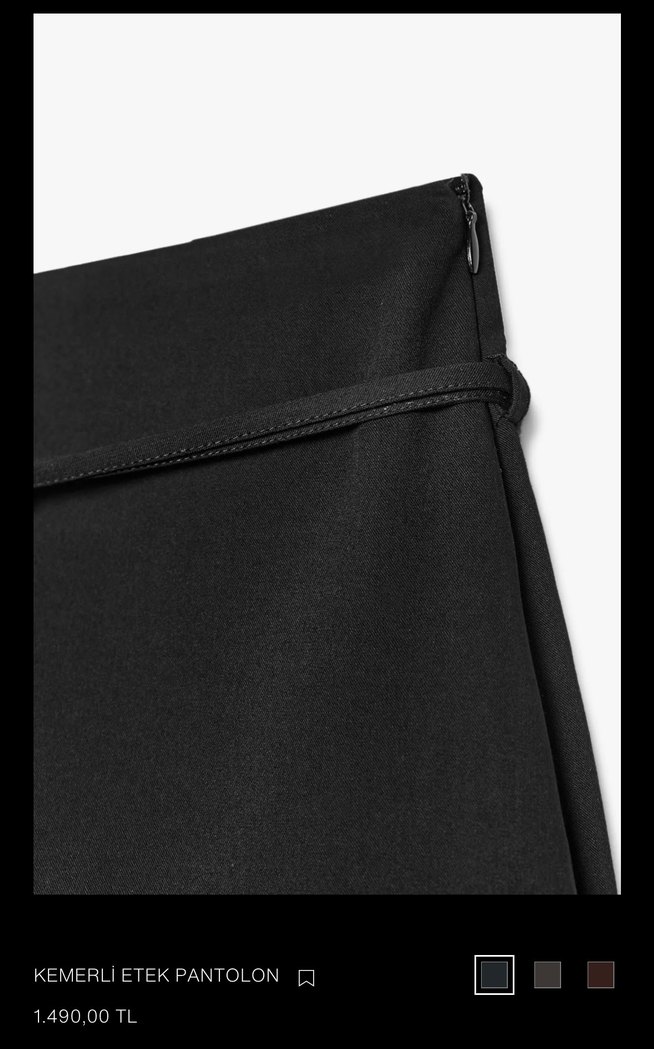 Orj Marka Kemerli etek - Görsel 3