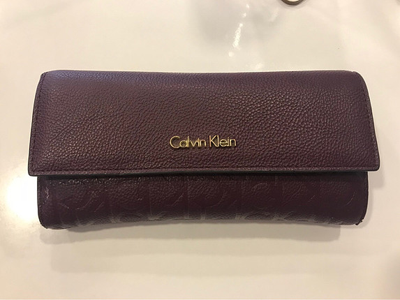 Calvin Klein Calvin Klein Monogram Bordo Cüzdan