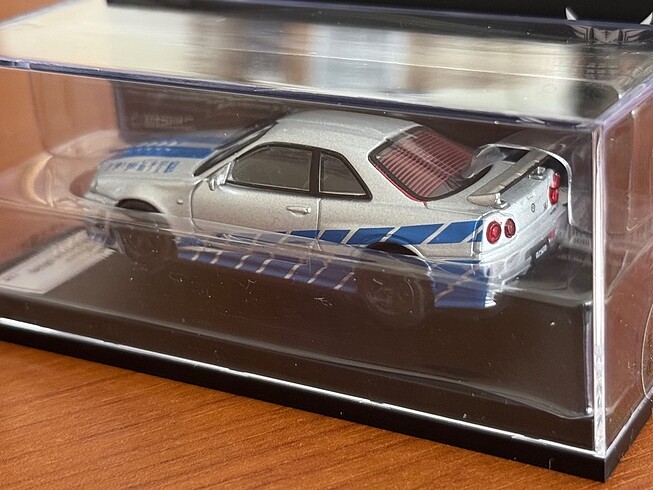 TOPART Dct Skyline R34 fast&furious brian 1:64