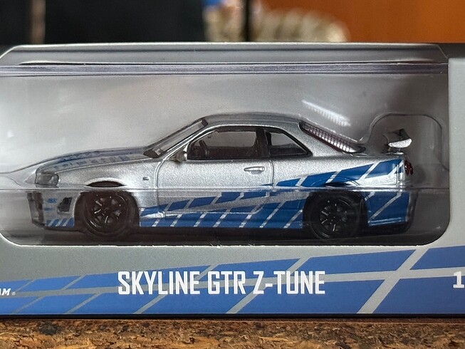 Beden Renk TOPART Dct Skyline R34 fast&furious brian 1:64