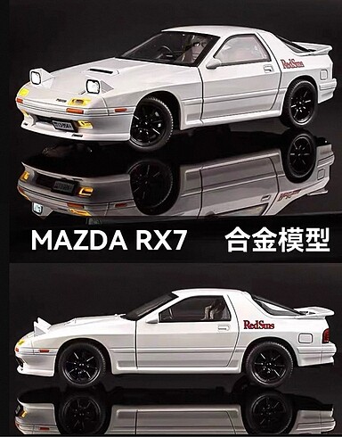 Mazda Rx7(fc) Diecast model araba 1/24