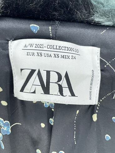 xs Beden çeşitli Renk Zara Sahte Kürk %70 İndirimli.