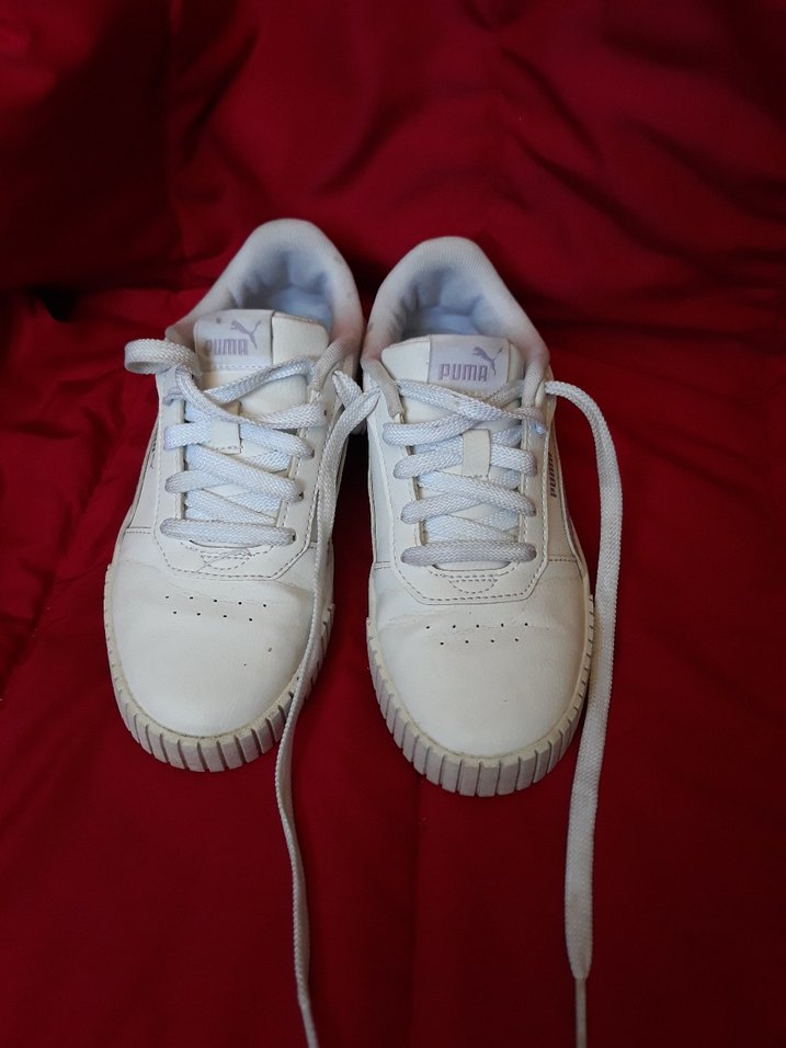 Beyaz Lila Detaylı Platform Spor Ayakkabı - Görsel 4