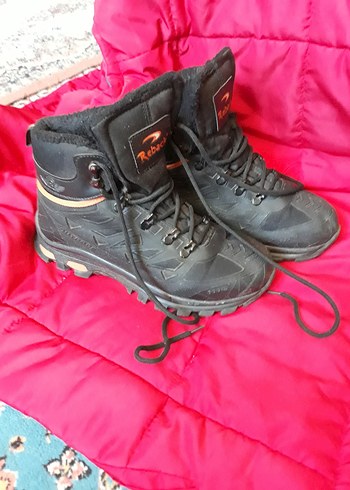 Siyah Bağcıklı Erkek Kauçuk Bot - Görsel 4