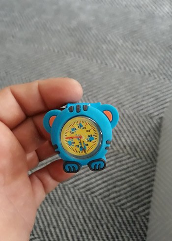 Mavi Leopar Desenli Tokalı Erkek Çocuk Saati - Görsel 5