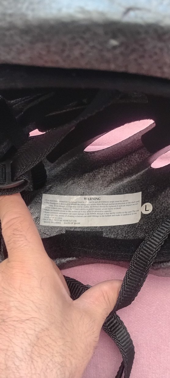 Mavi Biker Stil Plastik Motosiklet Kaskı - Görsel 5