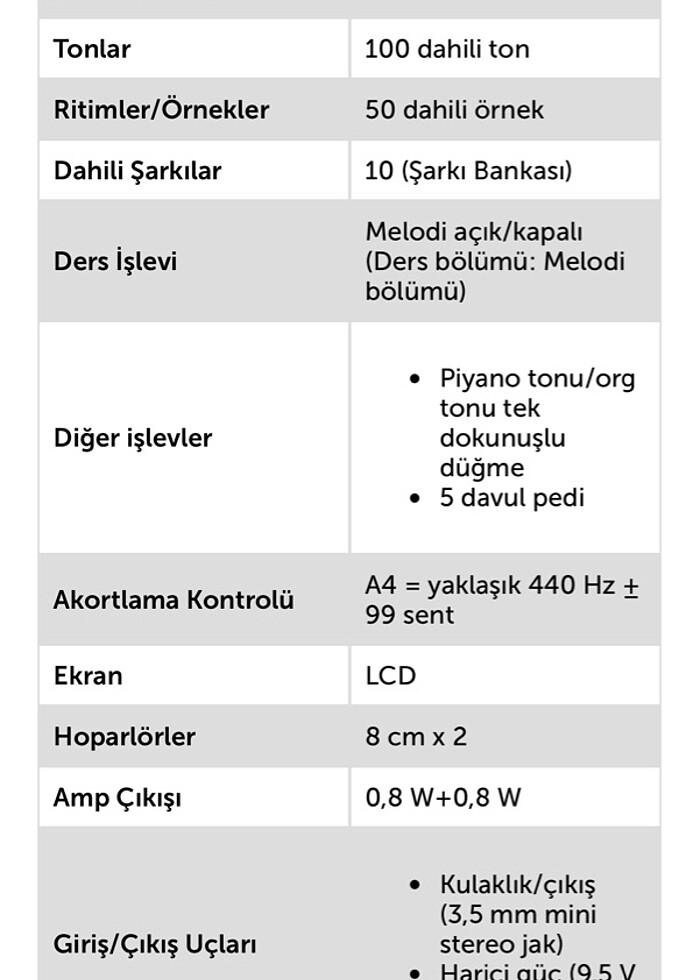 Casio SA-78AH2 mini org - Görsel 3