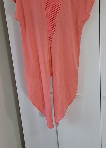 Yavruağzı Spor Tişörtü, Uzun ve Salaş Kesim - Görsel 3