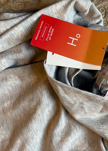 Gri Baskılı Pamuk Hamile Bluzu - Görsel 4