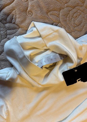 Gri Baskılı Pamuk Hamile Bluzu - Görsel 8