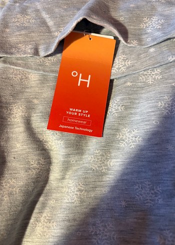 Gri Baskılı Pamuk Hamile Bluzu - Görsel 6