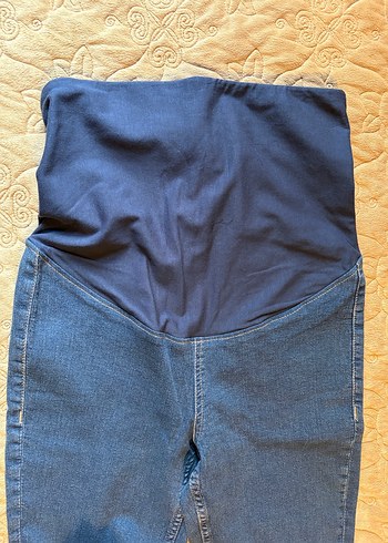 Koyu Mavi Denim Hamile Pantolonu - Görsel 3