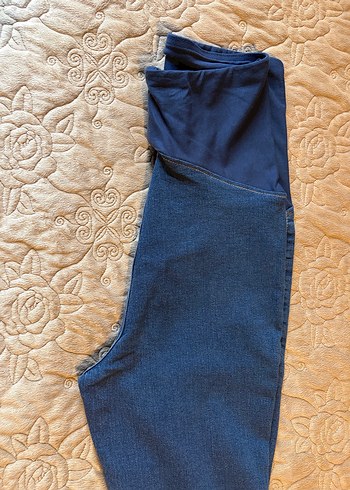 Koyu Mavi Denim Hamile Pantolonu - Görsel 5