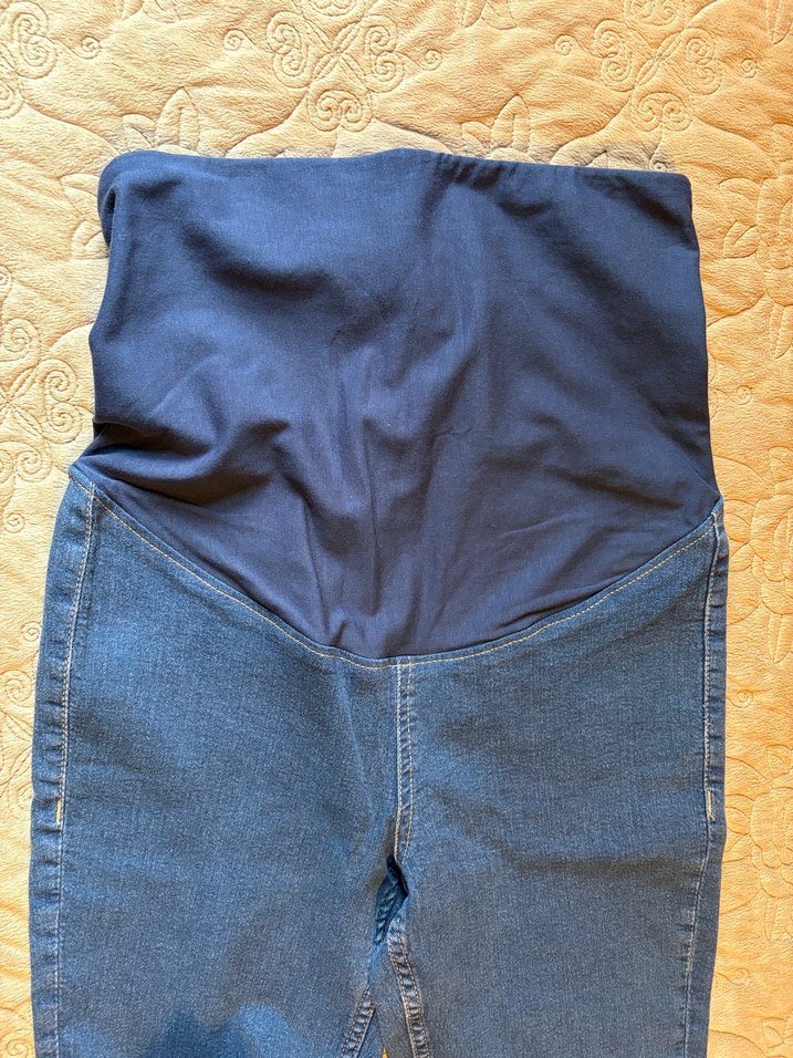Koyu Mavi Denim Hamile Pantolonu - Görsel 3