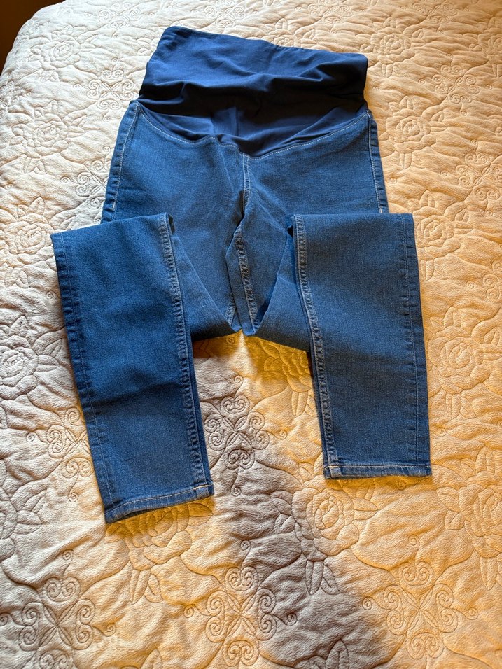 Koyu Mavi Denim Hamile Pantolonu - Görsel 2