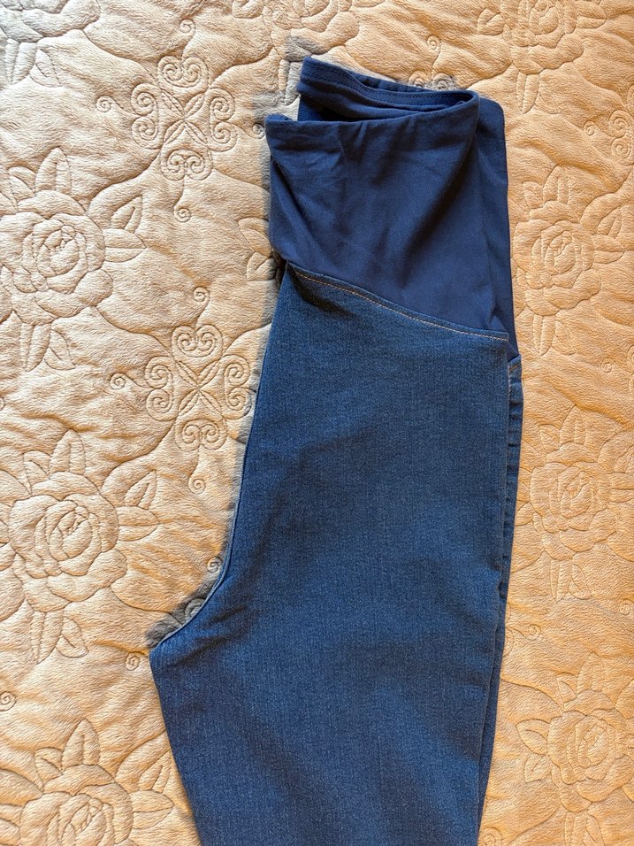 Koyu Mavi Denim Hamile Pantolonu - Görsel 5