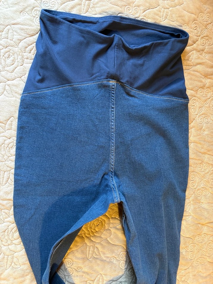 Koyu Mavi Denim Hamile Pantolonu - Görsel 4