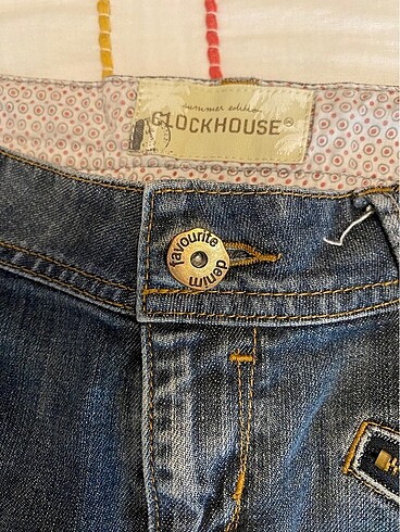 40 Beden Clockhouse jean kısa (düşük bel:86 cm) şort
